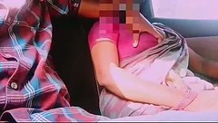 Saree aunty car handjob with son in law big dick. Telugu dirty talks